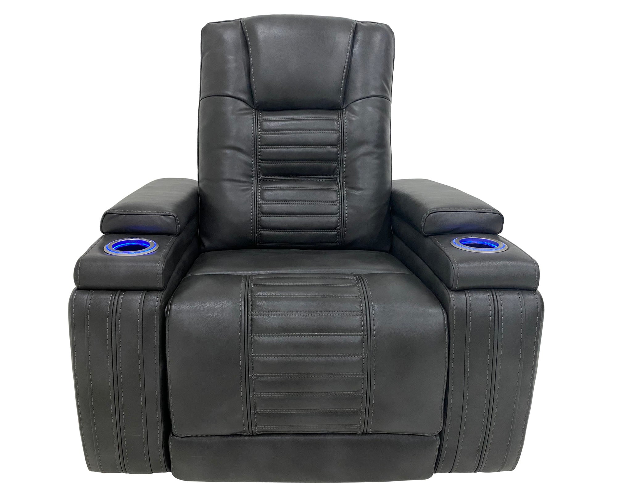 Cinema Black Power Reclining Chair - MJM Furniture