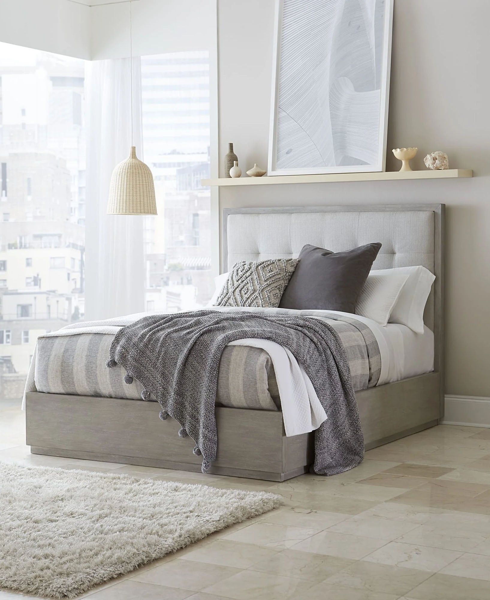 Espen Upholstered Storage Bed - MJM Furniture