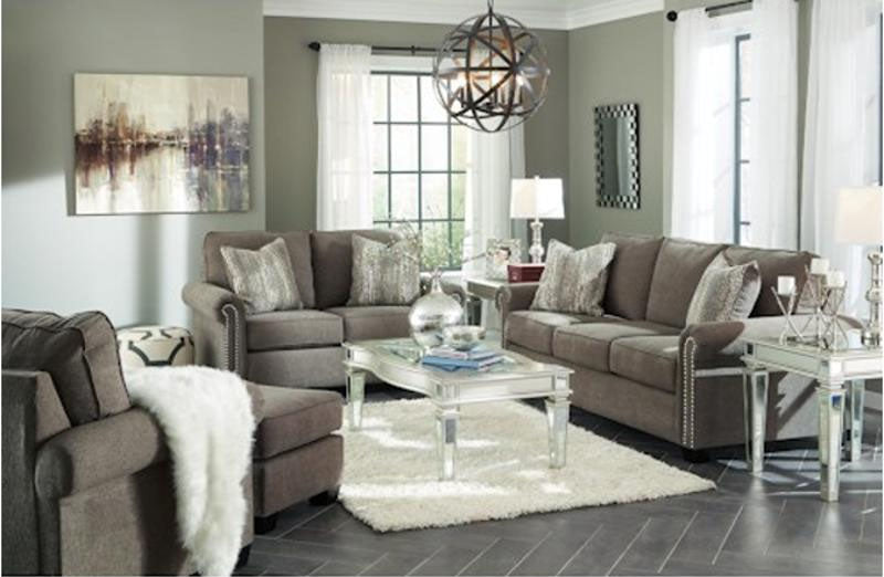 Gilman Charcoal Sofa, Loveseat & Chair - MJM Furniture