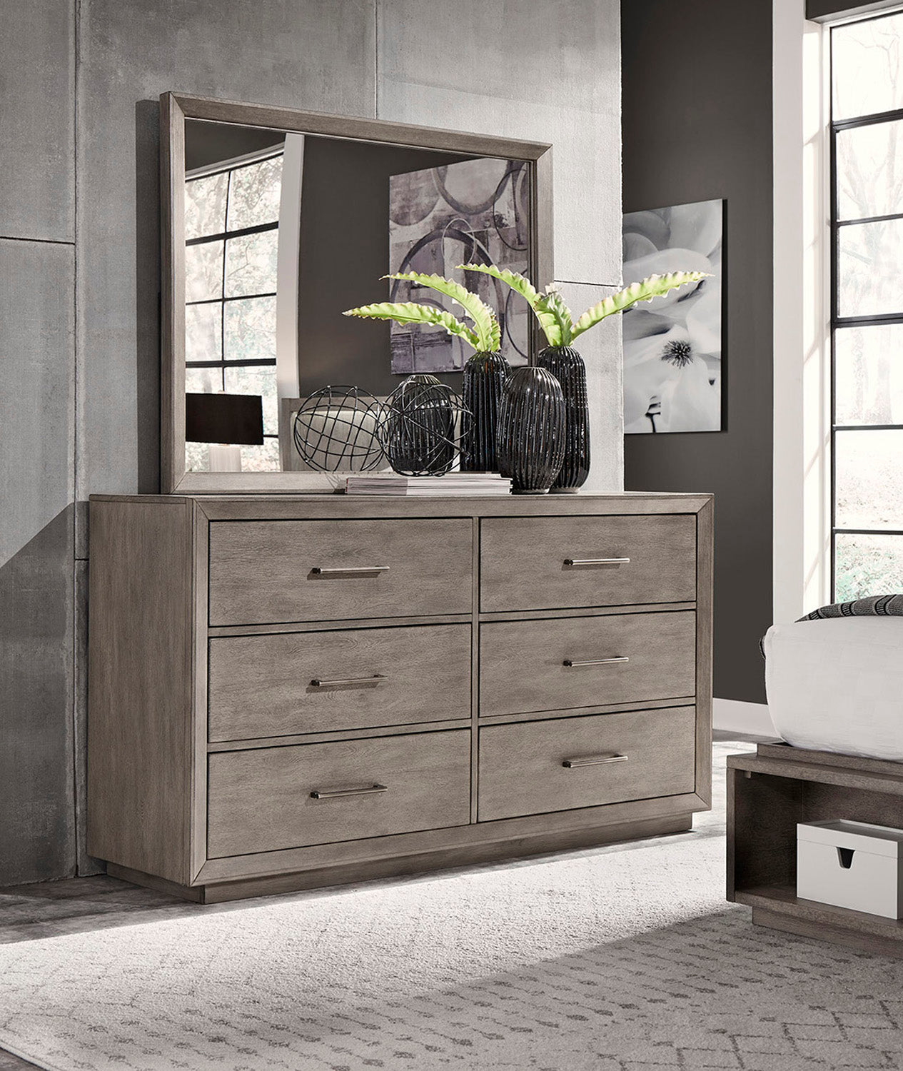 Logan Dresser & Mirror - MJM Furniture