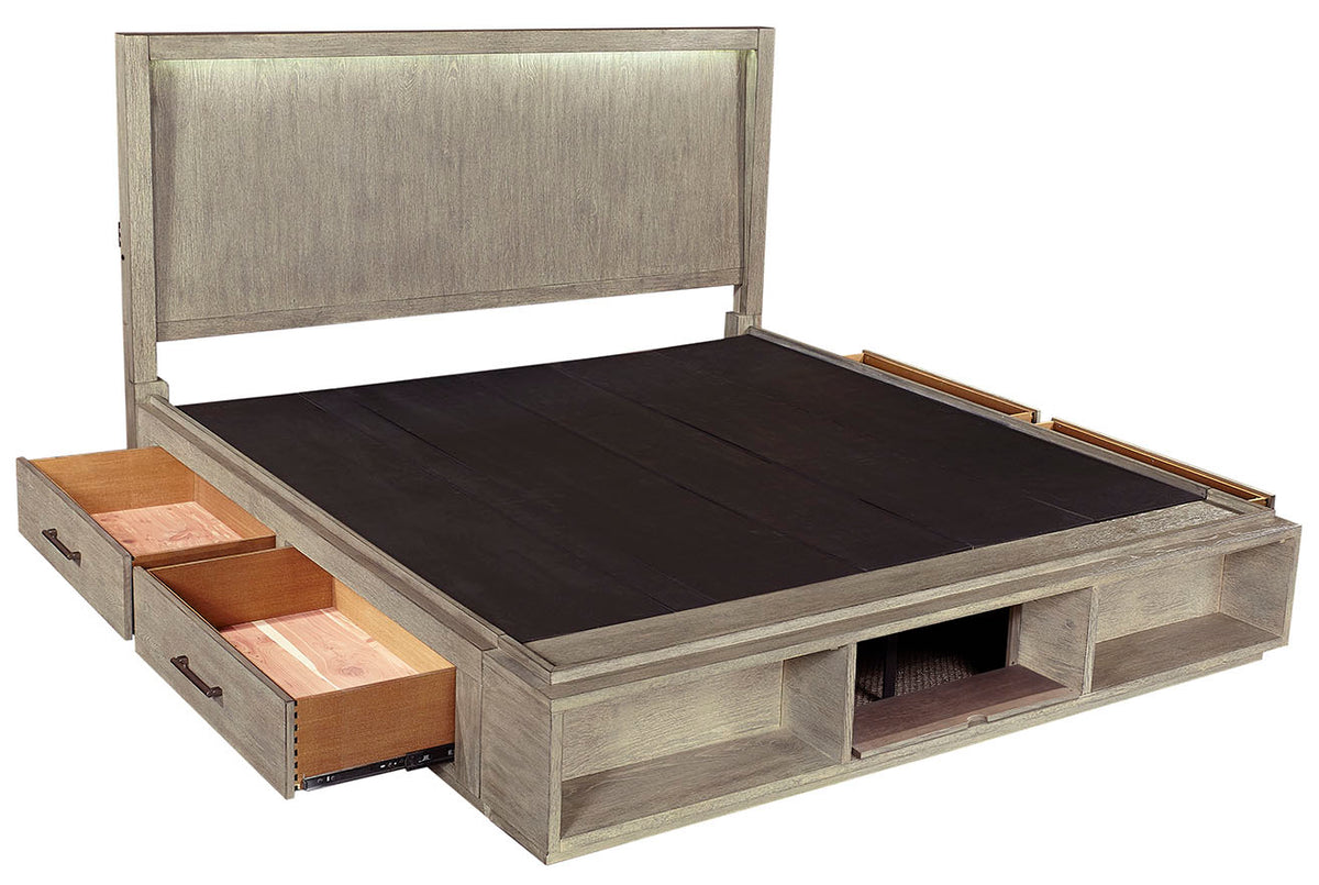 Logan Bookcase Storage Bed - MJM Furniture