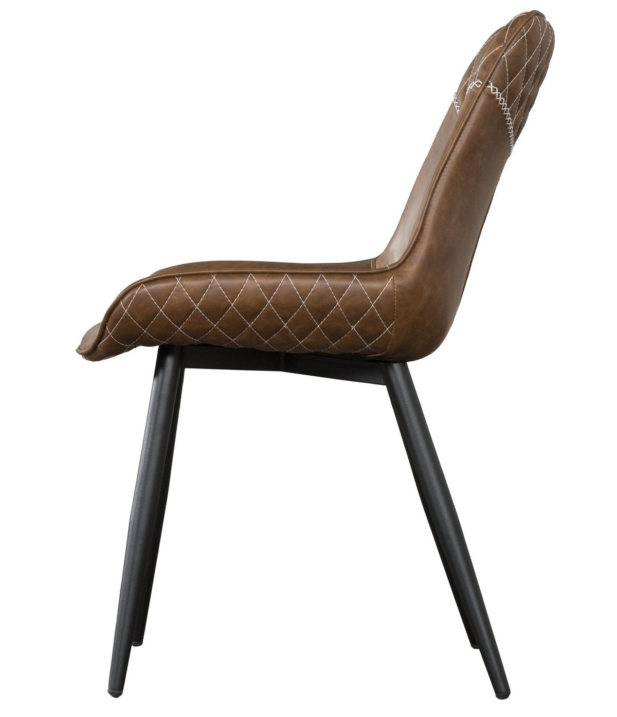 Prime Cognac Side Chair - MJM Furniture