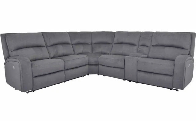 Zion Steel 6 Piece Power Reclining Sectional - MJM Furniture