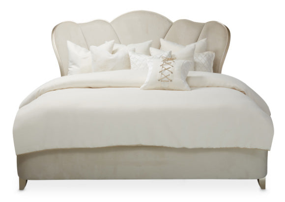 Villa Cherie Caramel Upholstered Bed - MJM Furniture
