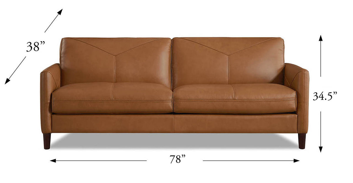 Yorkdale Leather Sofa - MJM Furniture