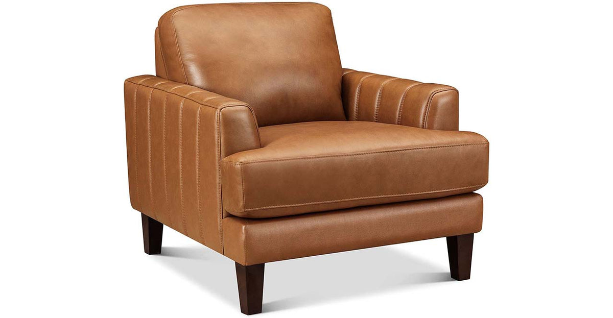Cassia 32.5" Leather Chair - MJM Furniture