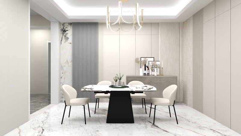 Terra Sintered Stone Extendable Dining Table - MJM Furniture