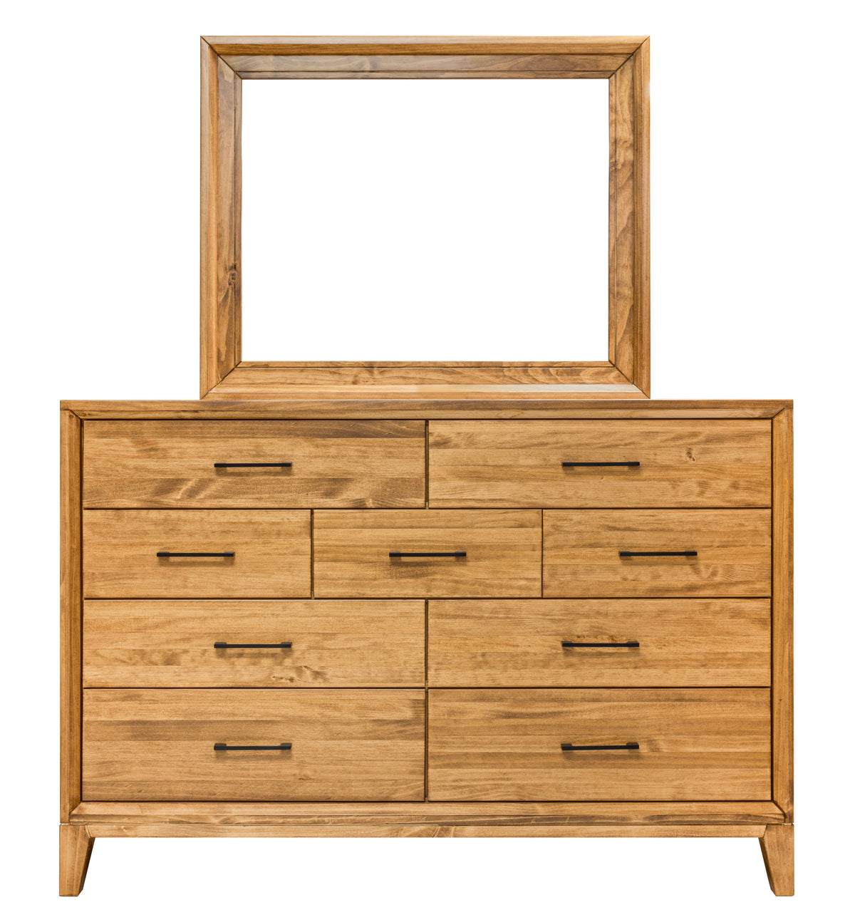 Nexus Pine Dresser & Mirror - MJM Furniture
