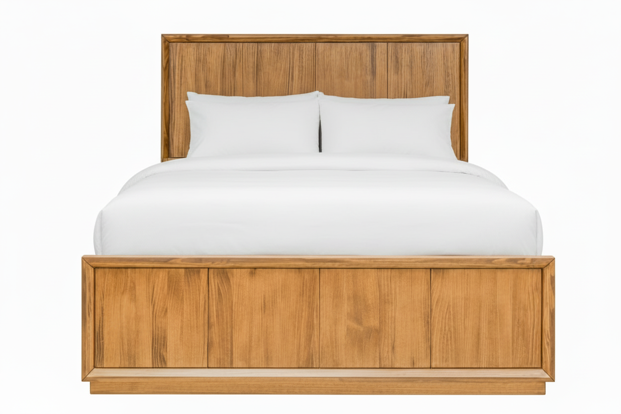 Nexus Pine Storage Bed - MJM Furniture