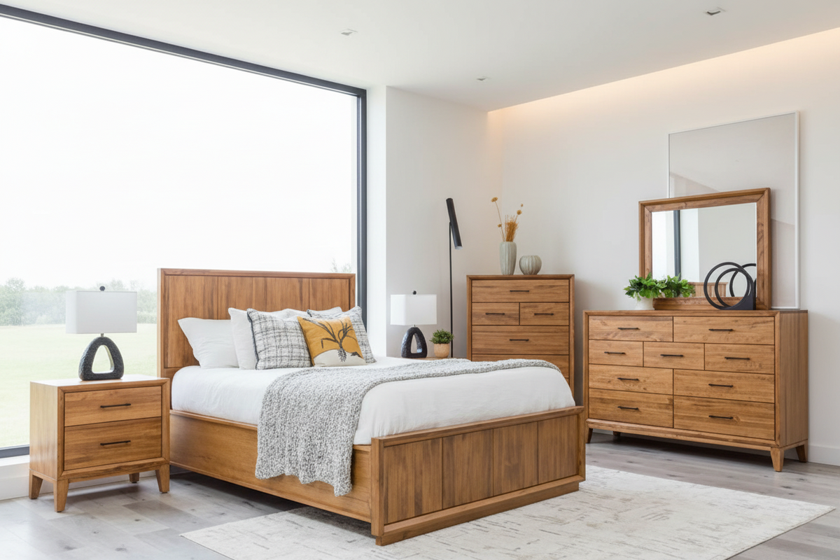 Nexus Pine Storage Bed - MJM Furniture