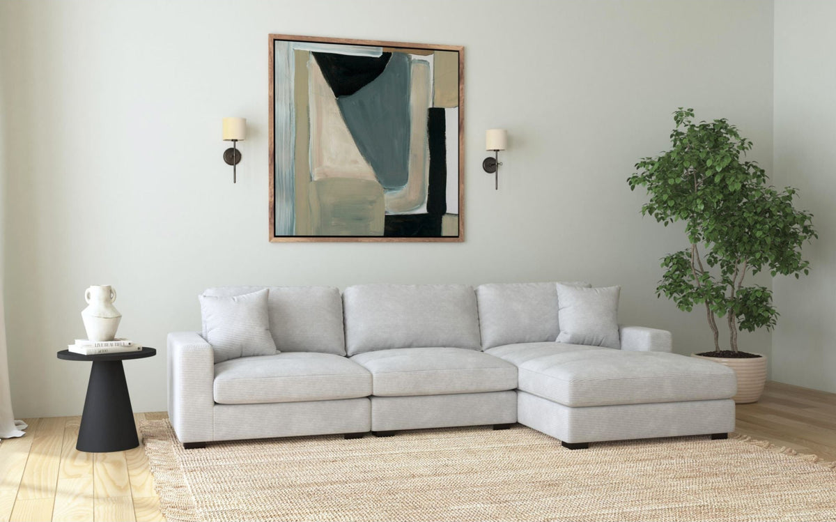 Lounge Stone Modular 3 Piece Sectional