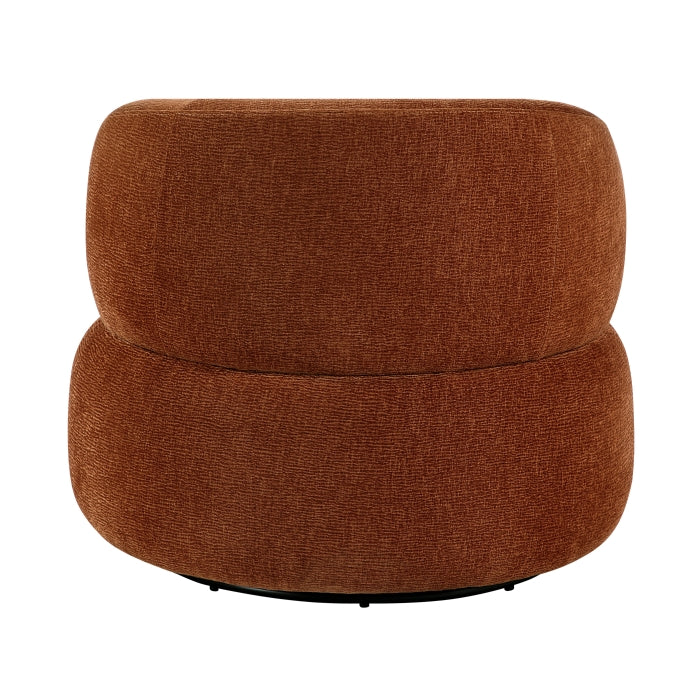 Ruvo Rust Swivel Accent Chair