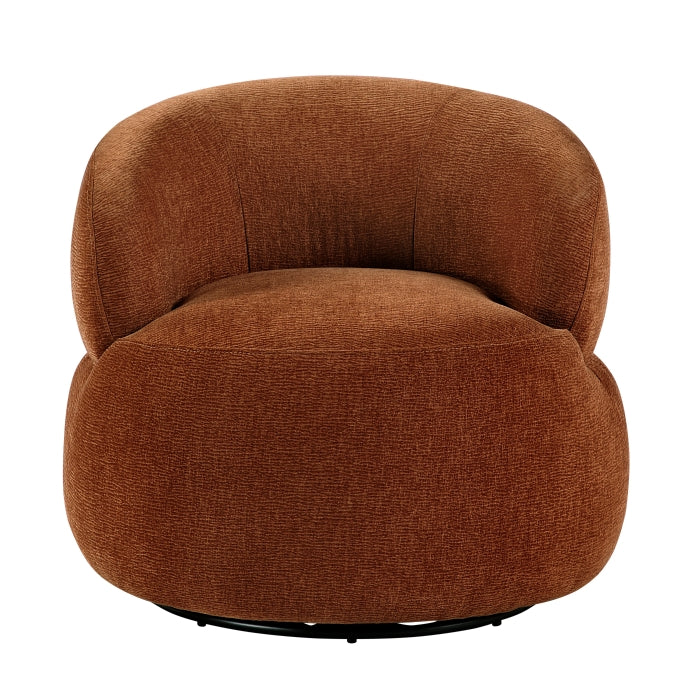 Ruvo Rust Swivel Accent Chair