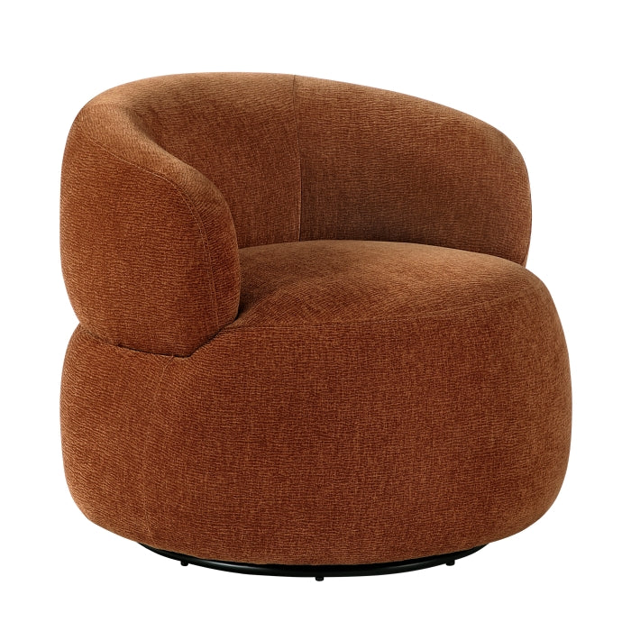 Ruvo Rust Swivel Accent Chair Chairs MAZ