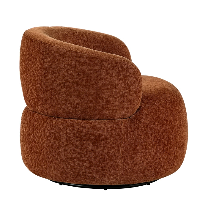 Ruvo Rust Swivel Accent Chair