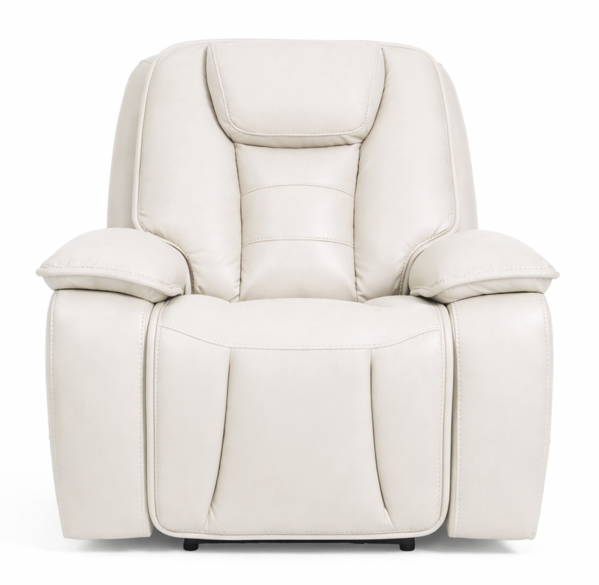 Finley Bone Gel Leather Power Reclining Chair
