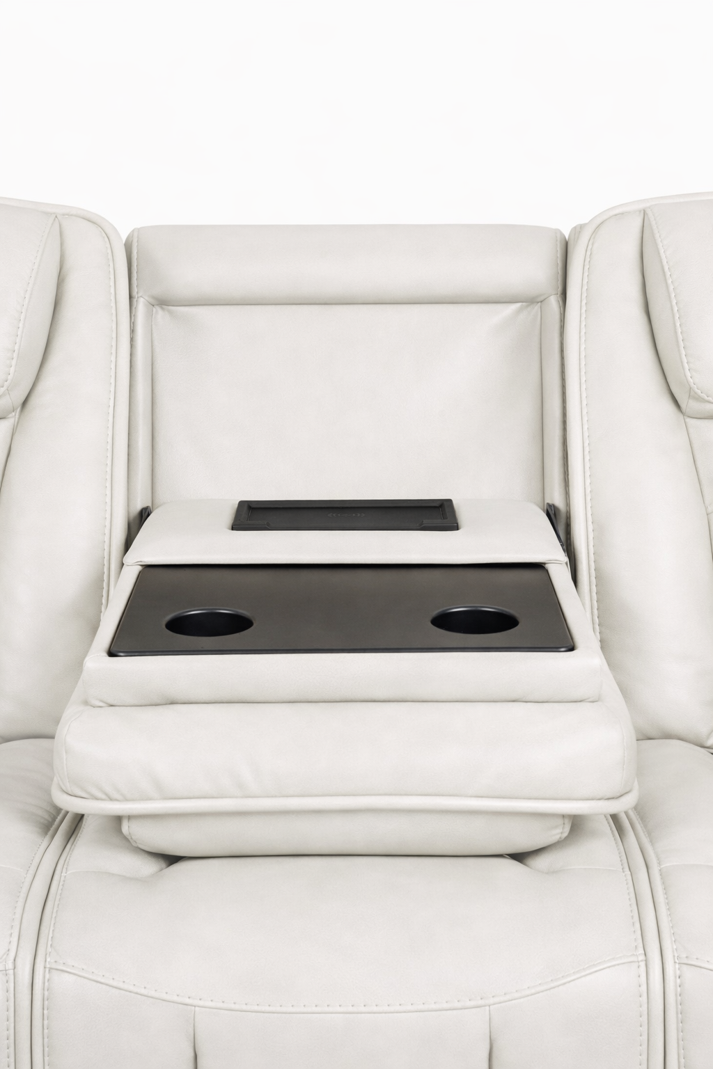 Finley Bone Gel Leather Power Reclining Sofa - MJM Furniture
