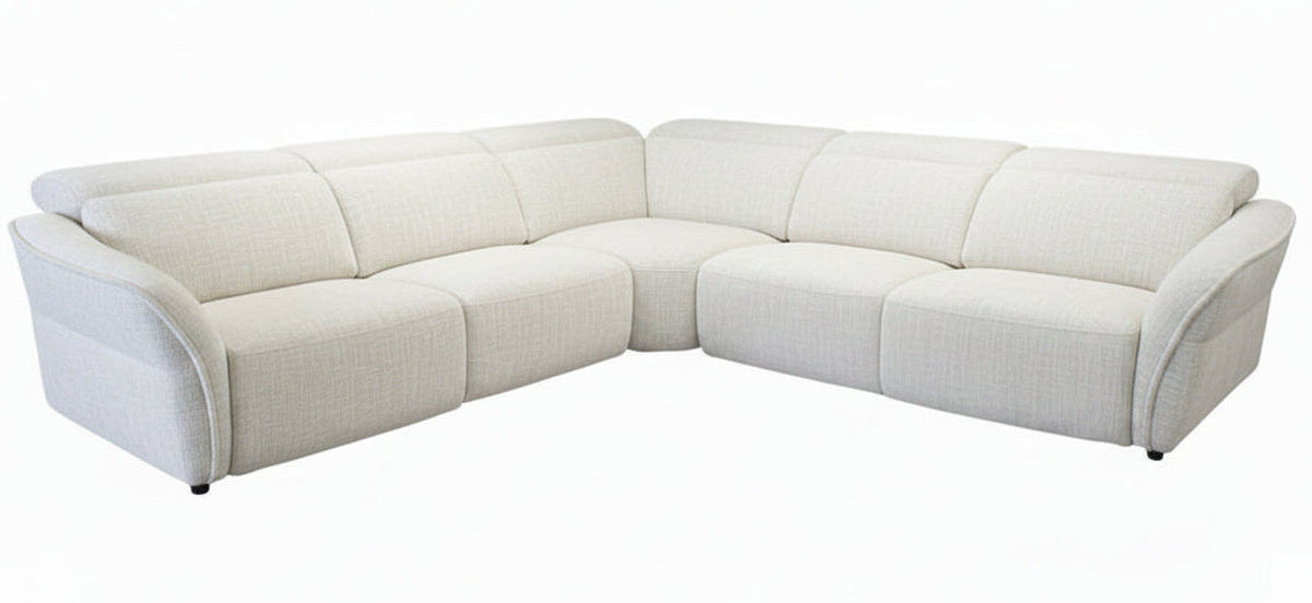 Serena Beige Reclining Sectional