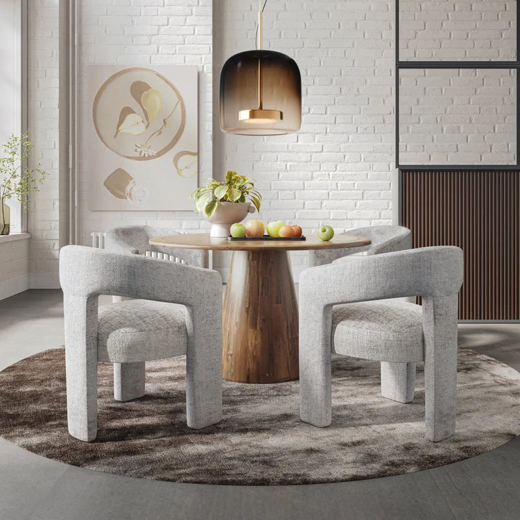 Urban Walnut Round Dining Table - MJM Furniture