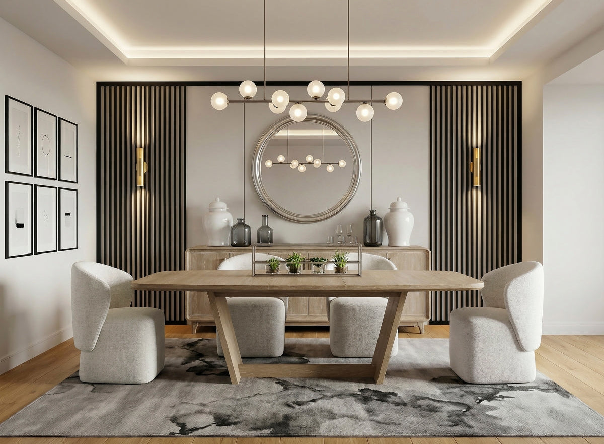 Wilshire 74"/94" Rectangle Dining Table Dining Tables MAZ