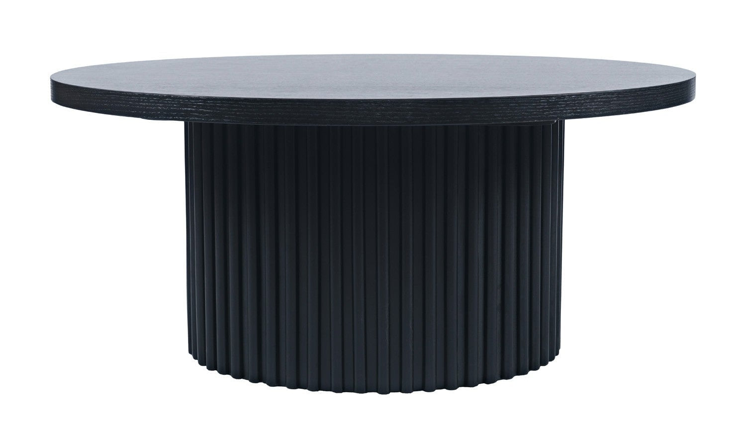 Colton Black 40" Round Coffee Table - MJM Furniture