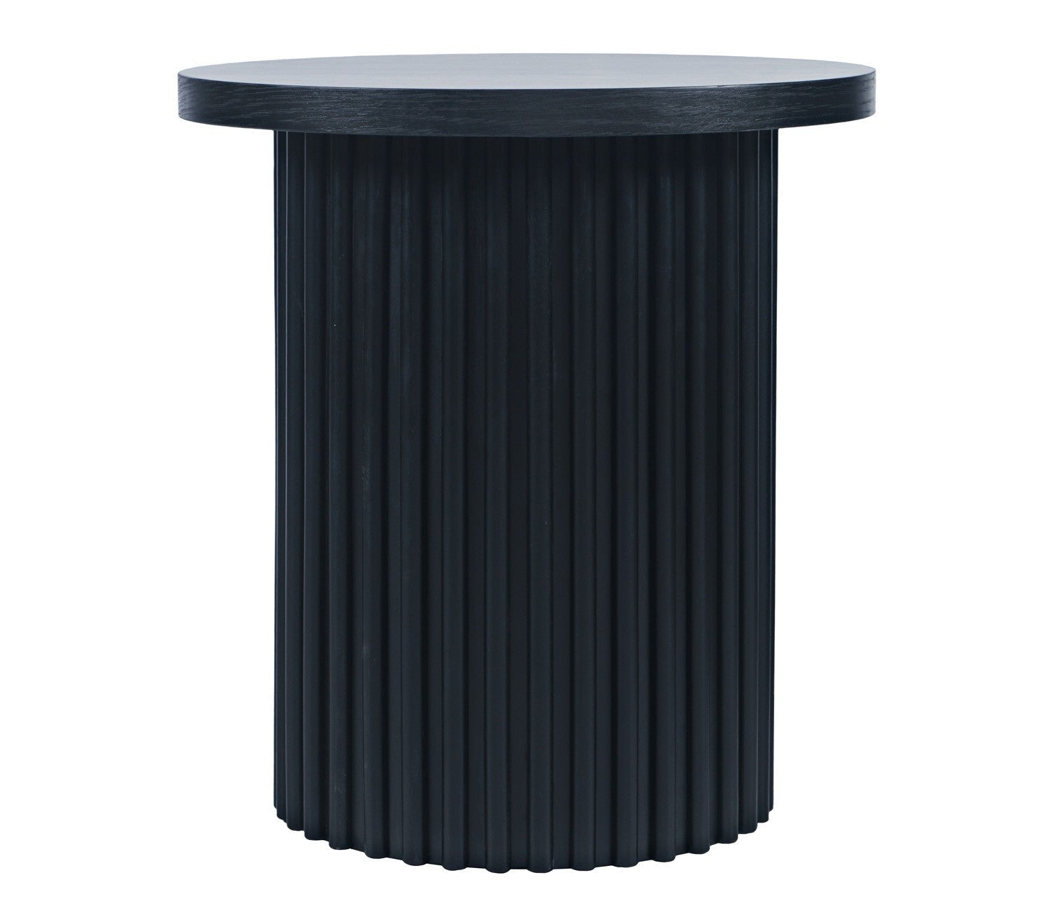 Colton Black 22" Round End Table - MJM Furniture