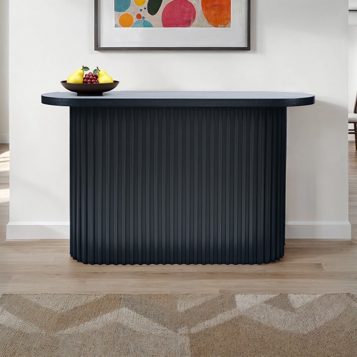 Colton Black 48" Sofa Table - MJM Furniture