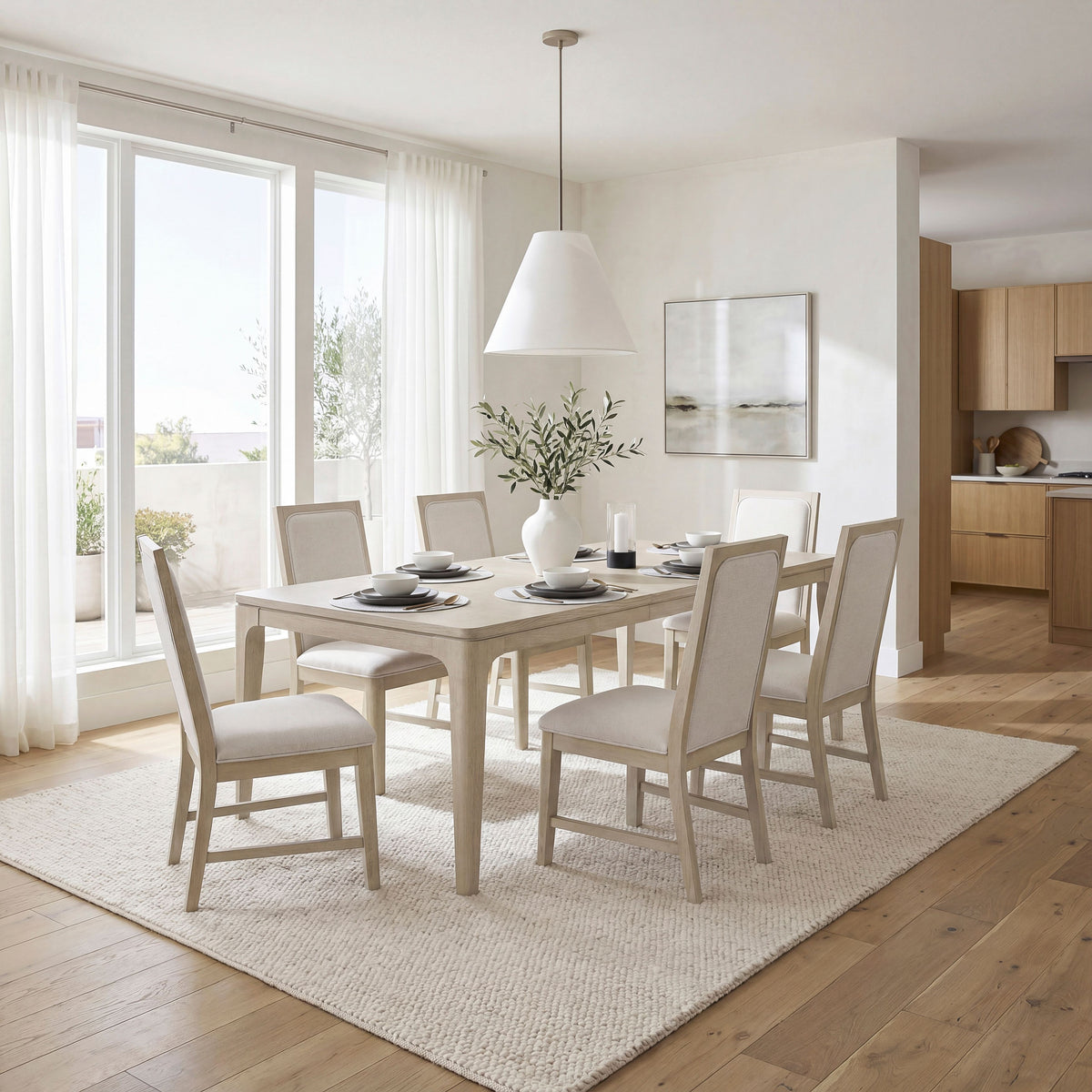 Alita Rectangle Dining Table
