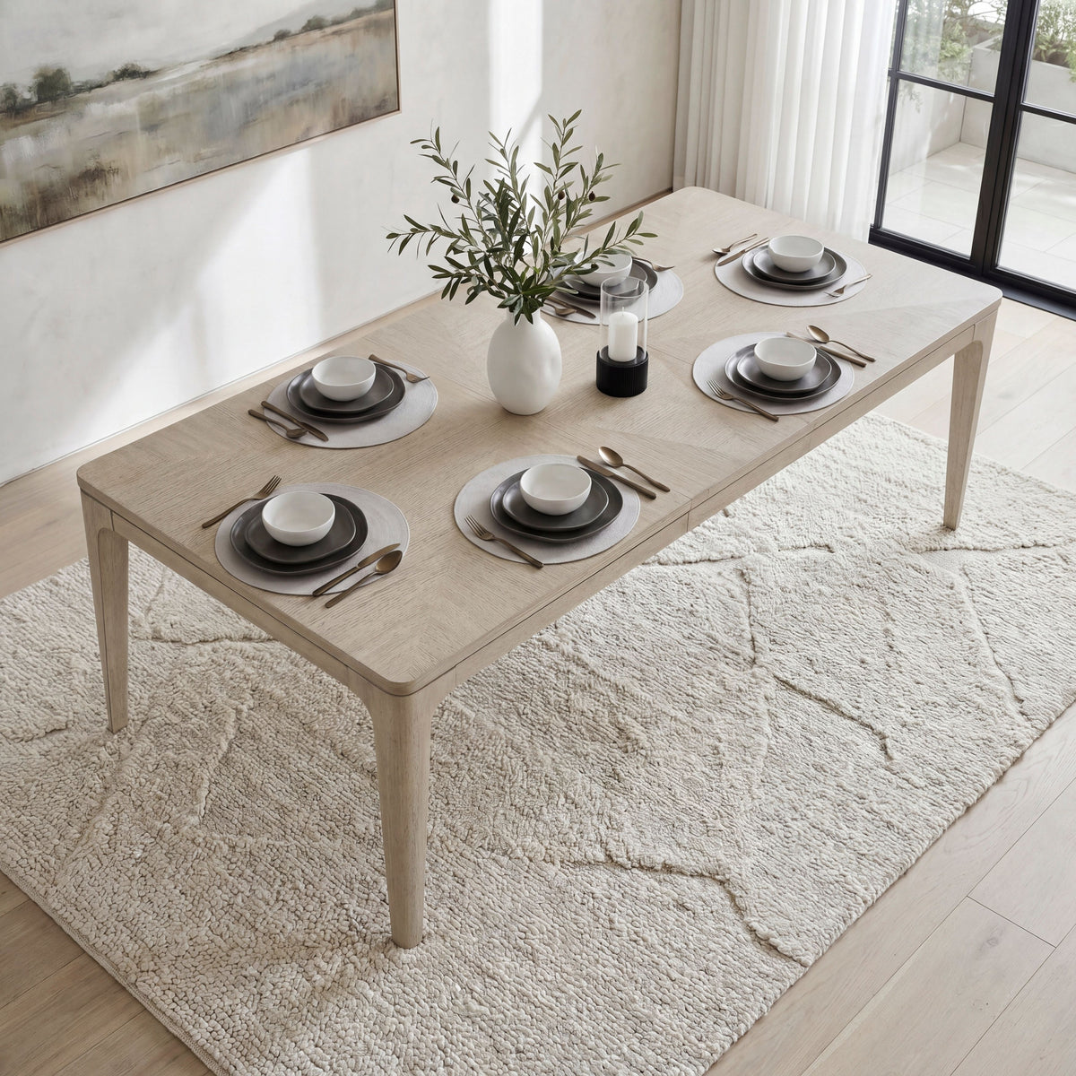 Alita Rectangle Dining Table