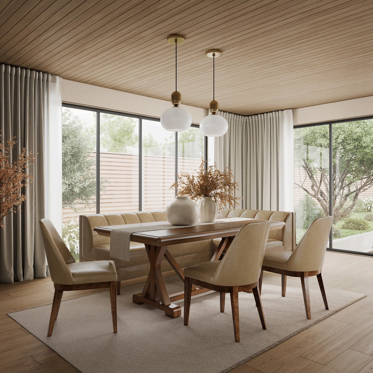 Lumi Banquette 2 Seater Bench