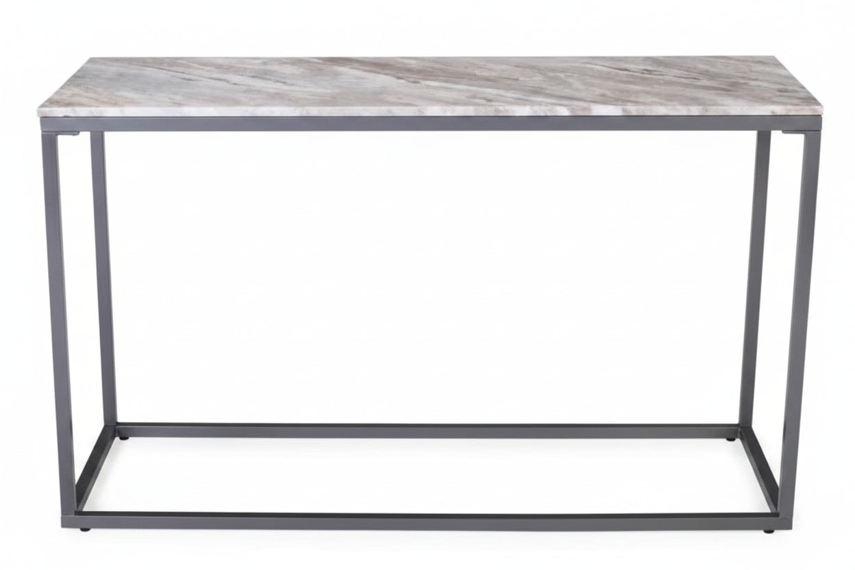 Hendrix 50" Marble Top Sofa Table Sofa Tables JOF