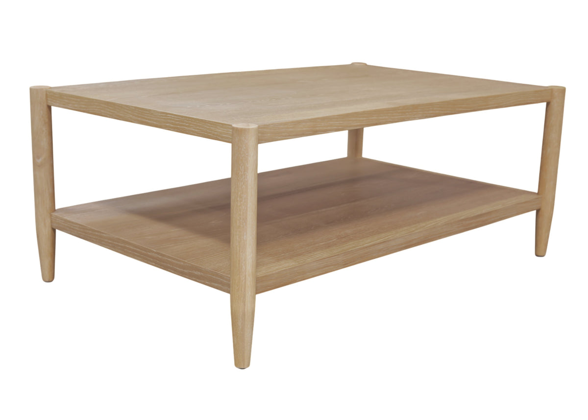 Reese Natural 48" Rectangle Coffee Table
