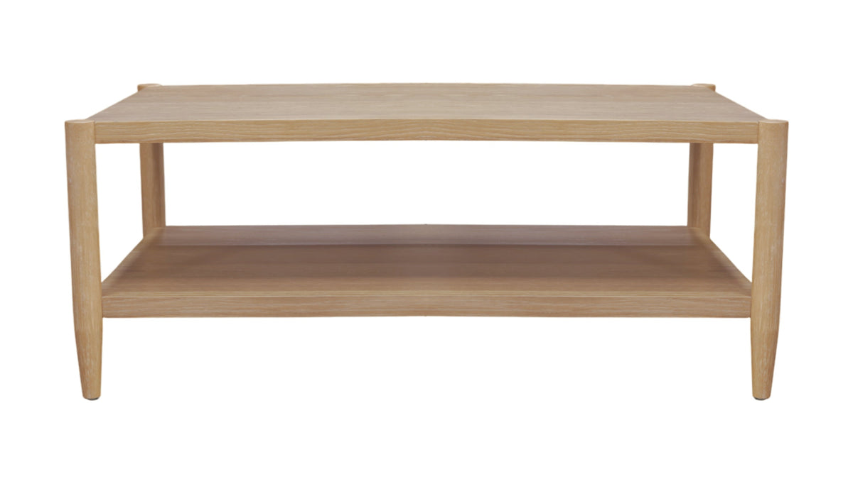 Reese Natural 48" Rectangle Coffee Table