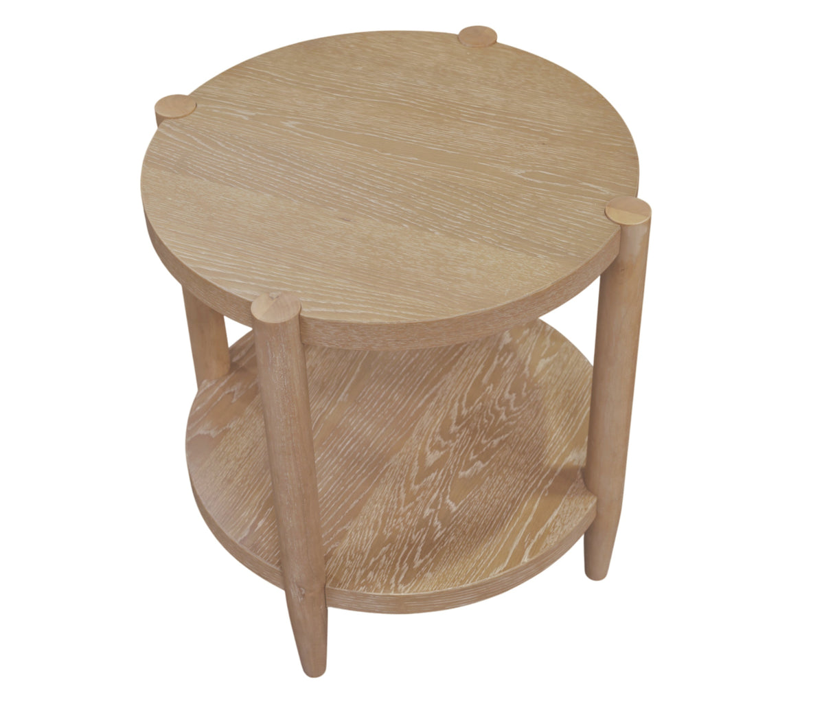 Reese Natural Round End Table