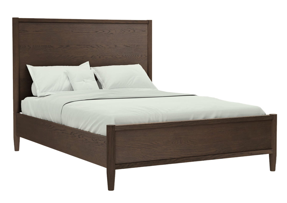 Reese Walnut Panel Bed