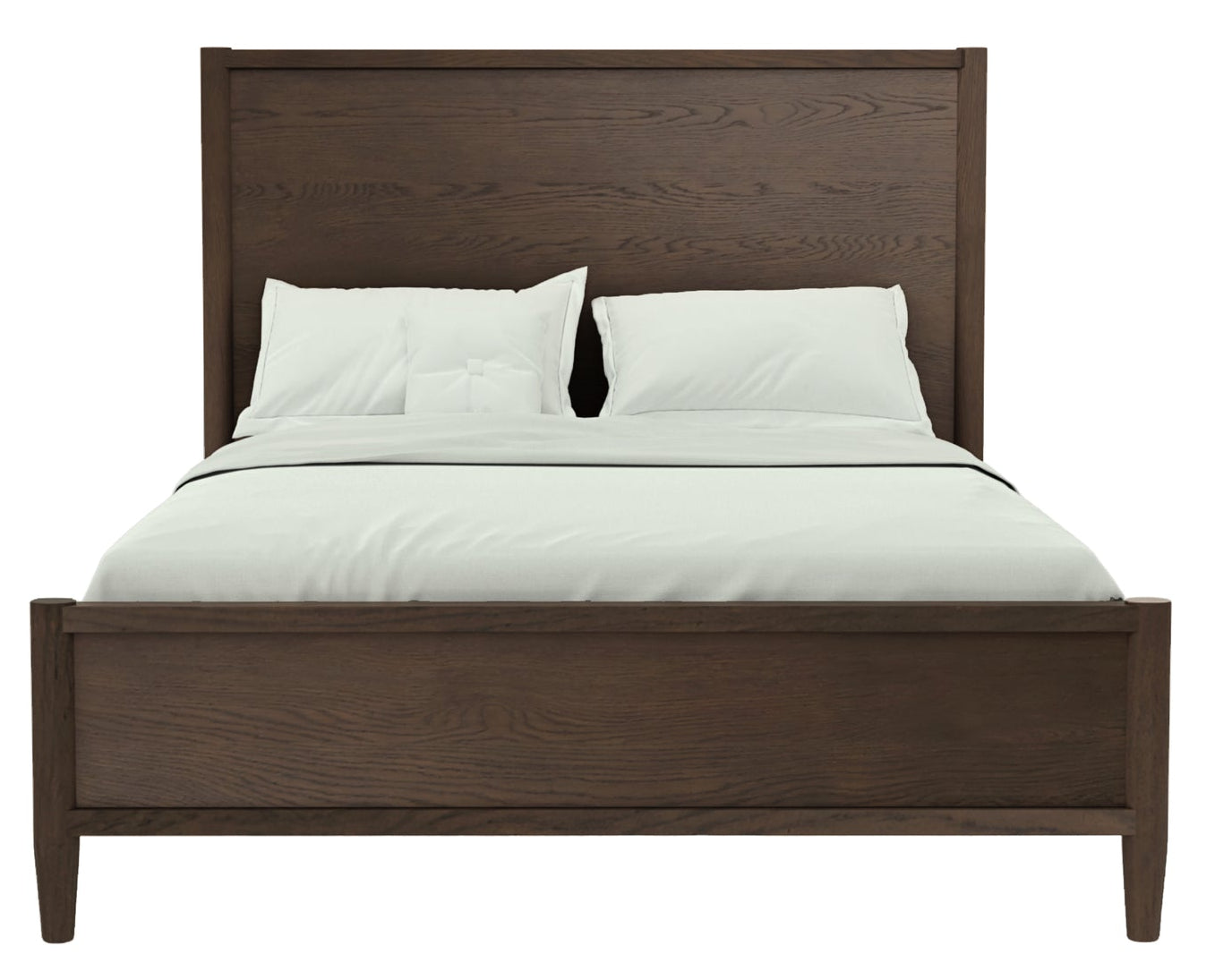 Reese Walnut Panel Bed Beds ALF KING