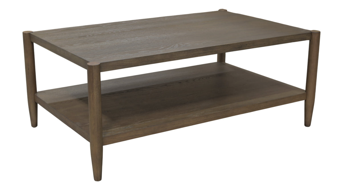 Reese Walnut 48" Rectangle Coffee Table