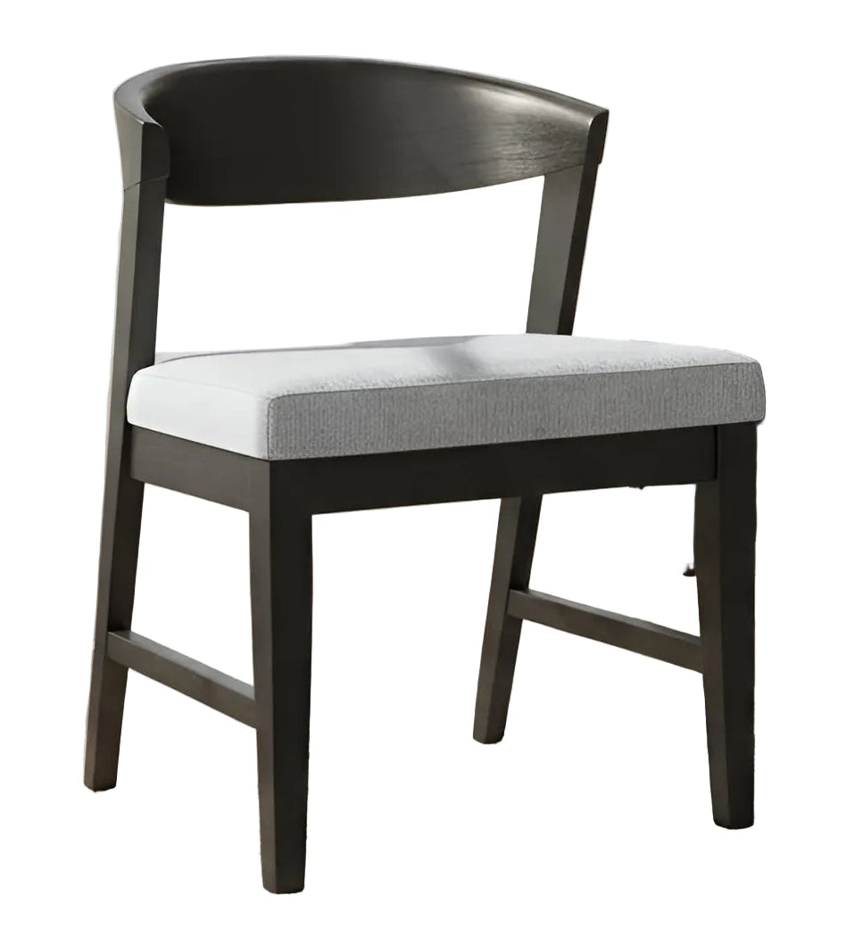 Haven Black Wood Back Dining Chair - MJM Furniture