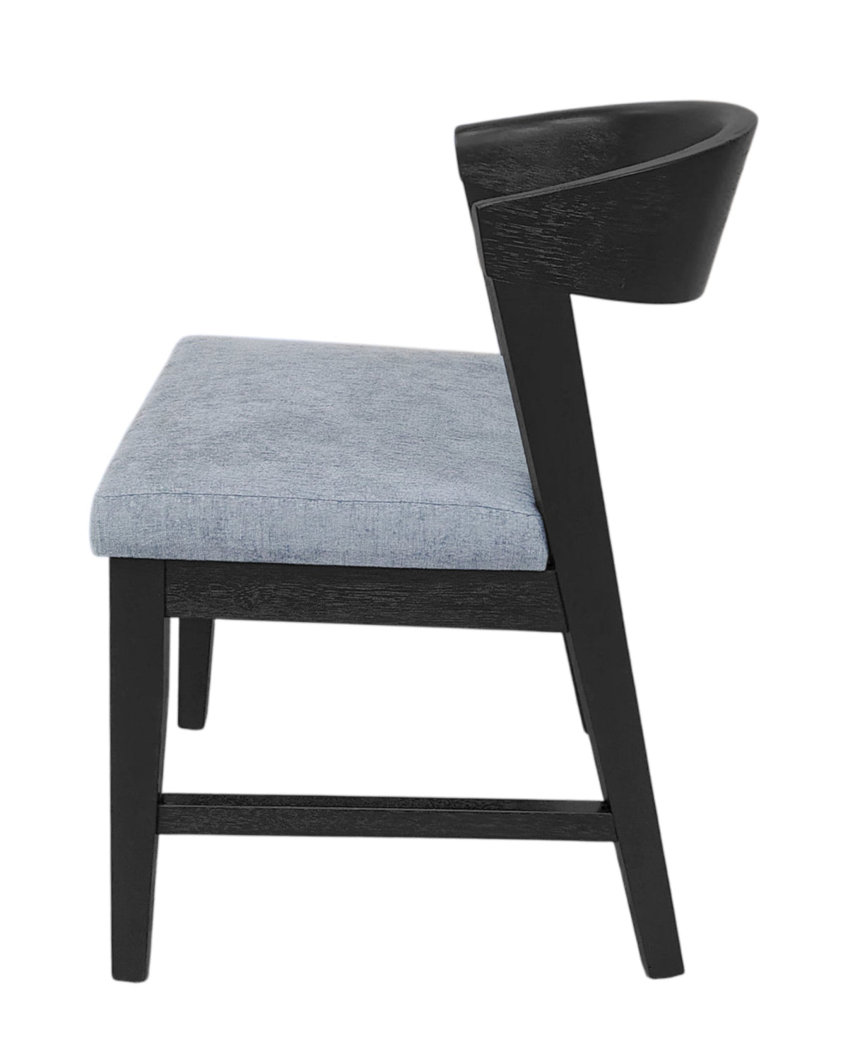 Haven Black Wood Back Dining Chair - MJM Furniture