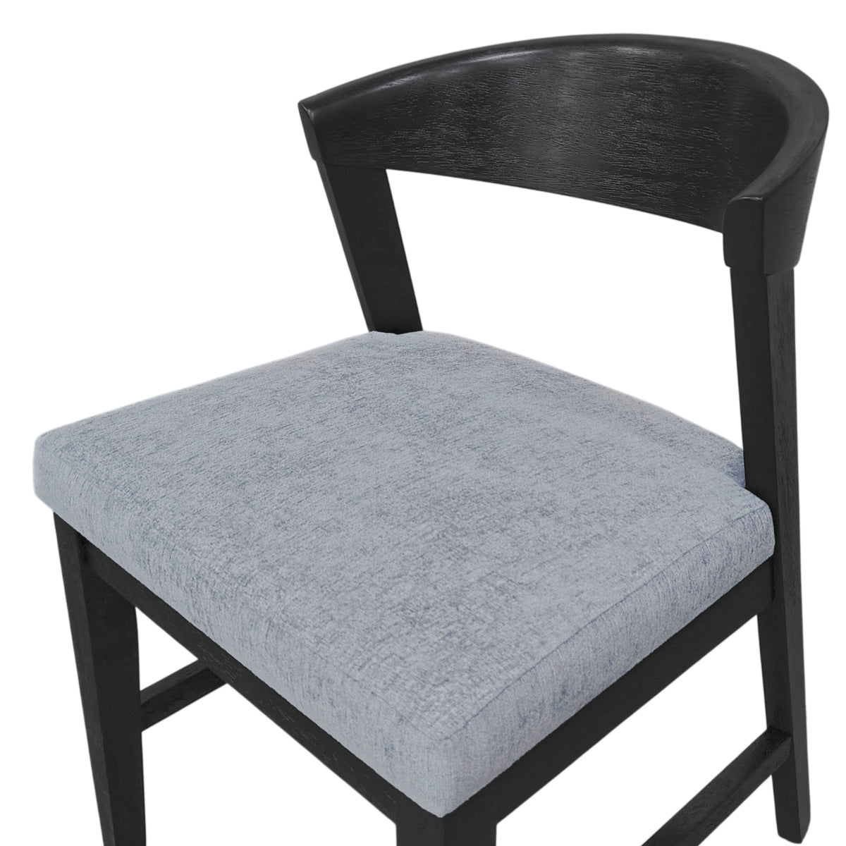 Haven Black Wood Back Dining Chair - MJM Furniture