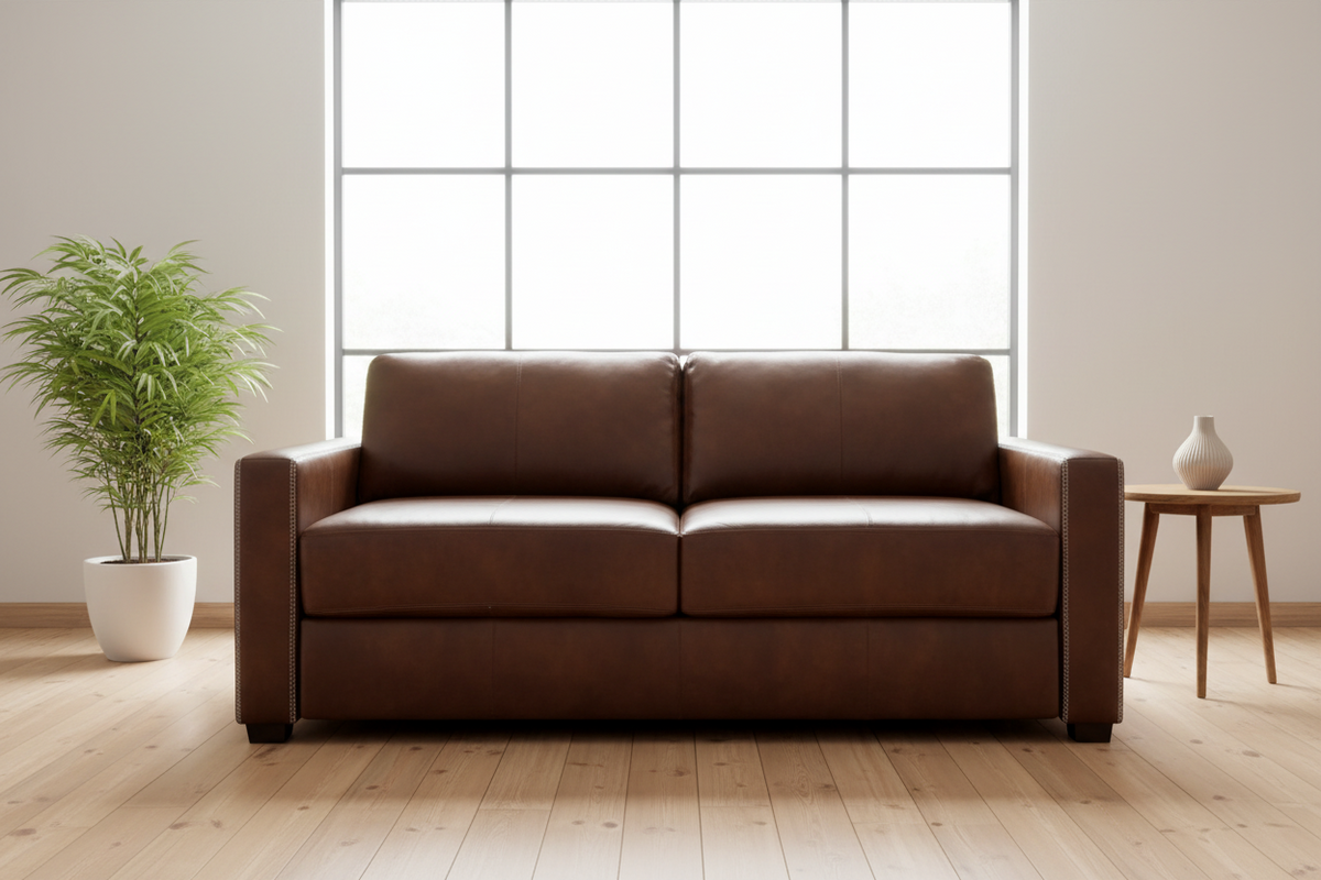 Transformer 72”-82” Custom Canadian Made Leather Sleeper Sofa - MJM Furniture