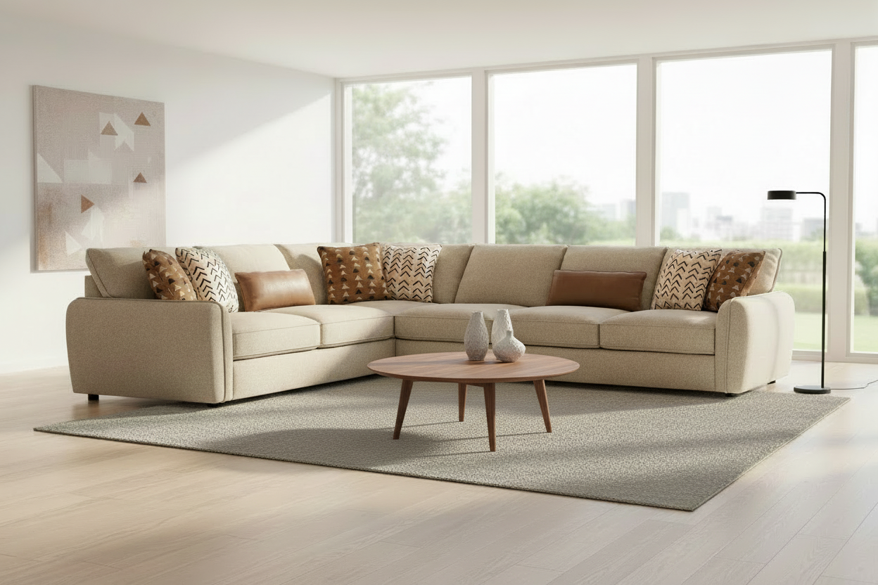 Seyler Sand Sectional - MJM Furniture