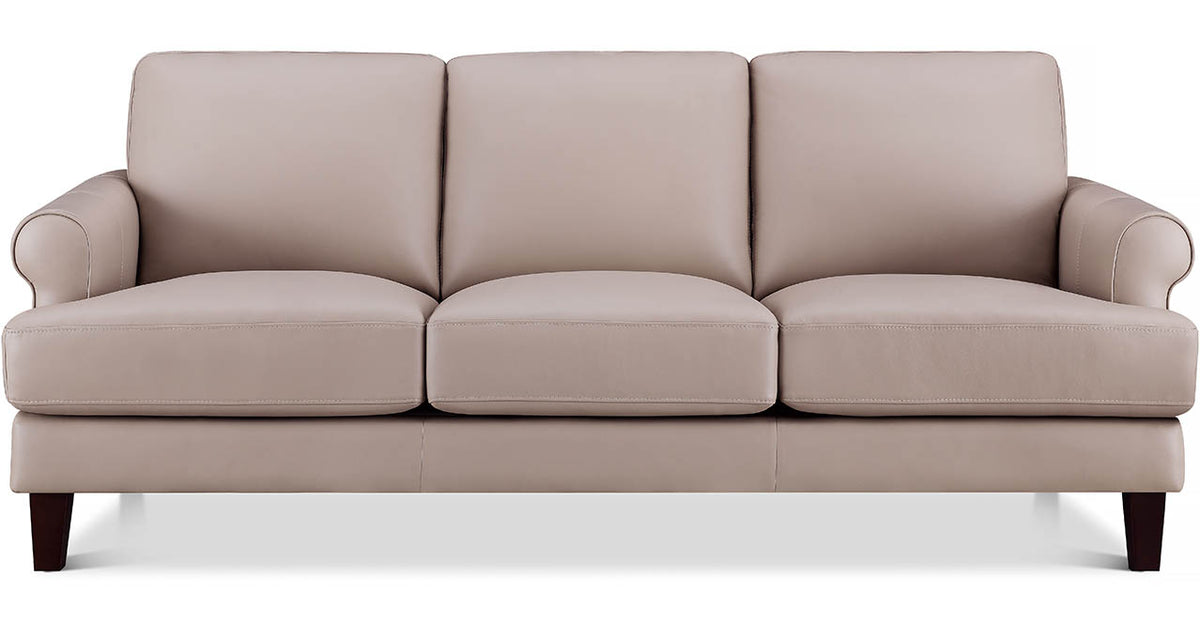 Dawn Leather Sofa - MJM Furniture