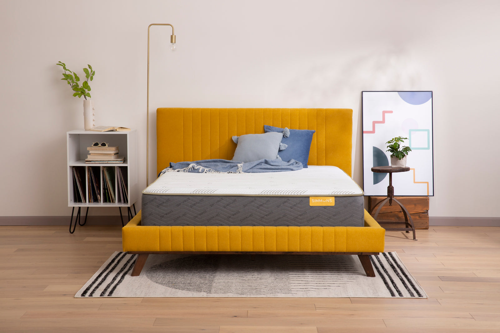 Simmons Deep Sleep Medium Queen Mattress - MJM Furniture