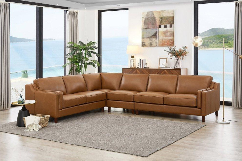 Bella Leather Sectional - MJM Furniture