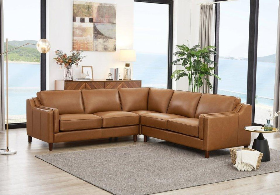 Bella Leather Sectional - MJM Furniture