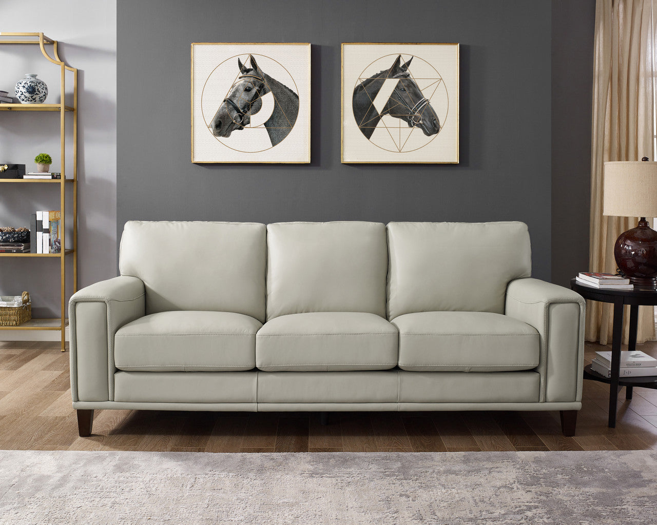 Harper Ice Leather Sofa - MJM Furniture
