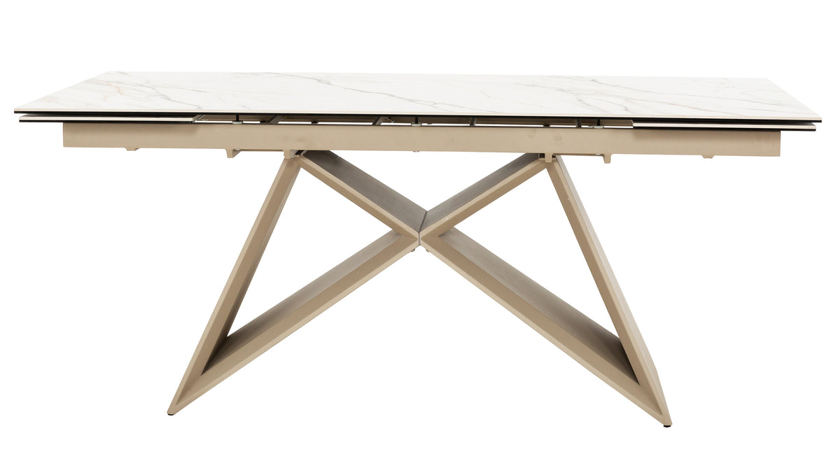 Harlowe 71"/102" Extendable Ceramic Dining Table