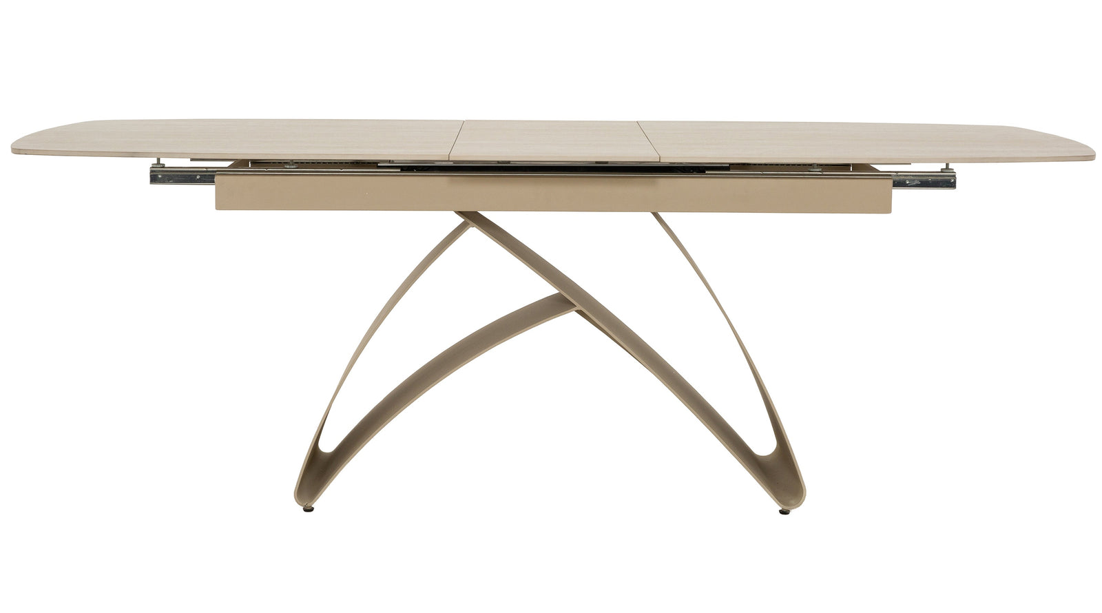 Wynn 71"/87" Extendable Travertine Stone Dining Table - MJM Furniture