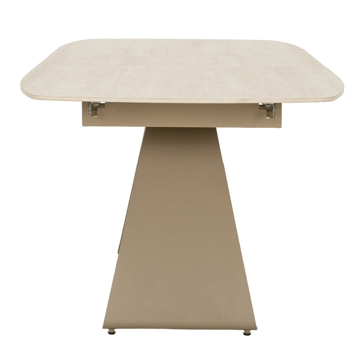 Wynn 71"/87" Extendable Travertine Stone Dining Table - MJM Furniture